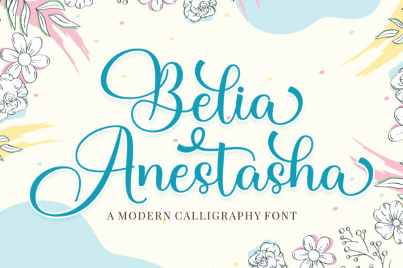 Belia Anestasha: A Versatile Script Handwritten Font for Designers
