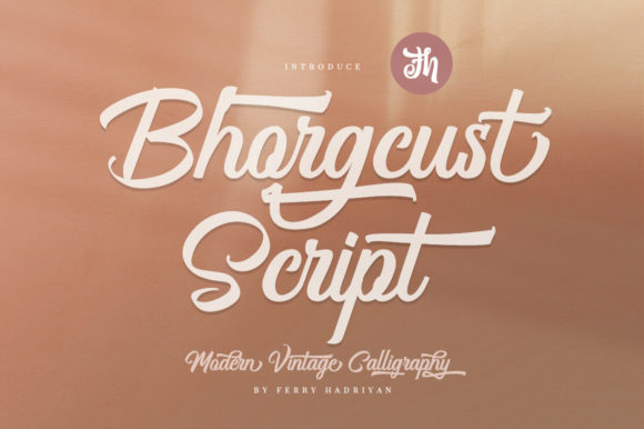 Bhorgcust: A Bold Script Font for Dynamic Brand Campaigns
