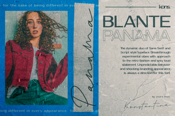 Blante Panama: A Versatile Sans Serif Font for Editorial Design