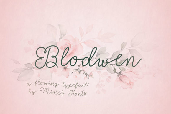 Blodwen: A Script Handwritten Font for Elegant Branding and Creative Design