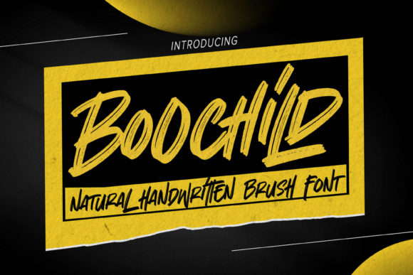 Boochild: A Script Handwritten Font for Modern Web Design
