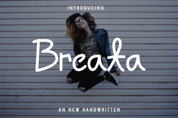 Breata: A Script Handwritten Font for Creative Crafters and Product Makers