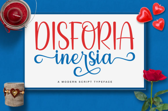 Disforia Inersia: A Script Font for Editorial Elegance