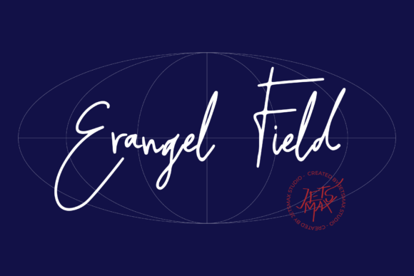 Erangel Field: A Script Handwritten Font for Elegant Branding