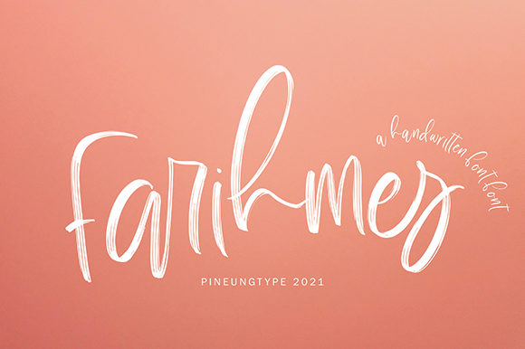 Fahrimes: A Luxurious Handwritten Font for Crafters and Designers