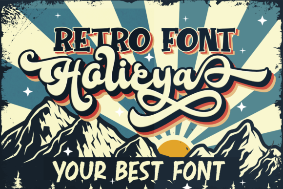 Holicya: A Bold Script Font for Dynamic Web Design