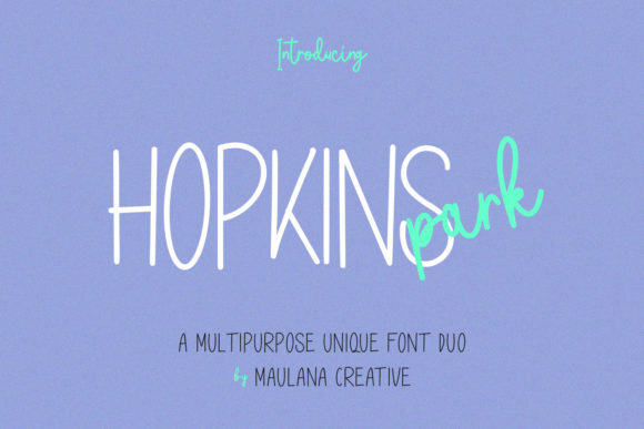 Hopkins Park: A Versatile Sans Serif Font for Editorial Design