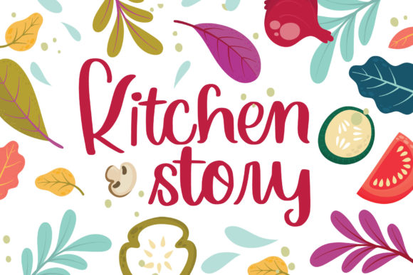 Kitchen Story: A Script Handwritten Font for Creative Branding