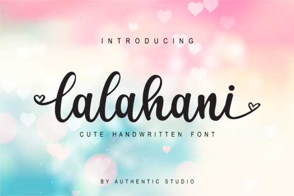 Lalahani: A Script Handwritten Font for Luxurious Craft Projects