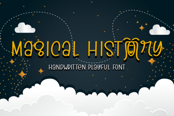 Magical History: A Playful Script Font for Creative Projects