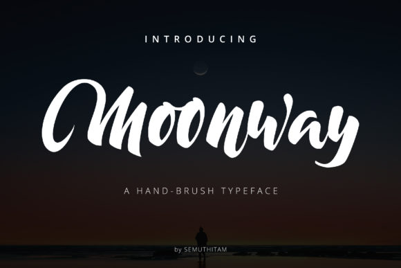 Moonway: A Bold Script Font for Editorial Design and Branding
