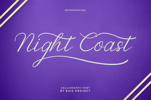 Night Coast: A Script Handwritten Font for Creative Branding
