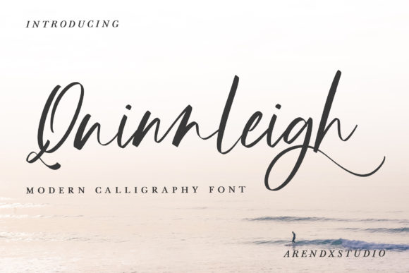 Quinnleigh: A Script Handwritten Font for Editorial Elegance