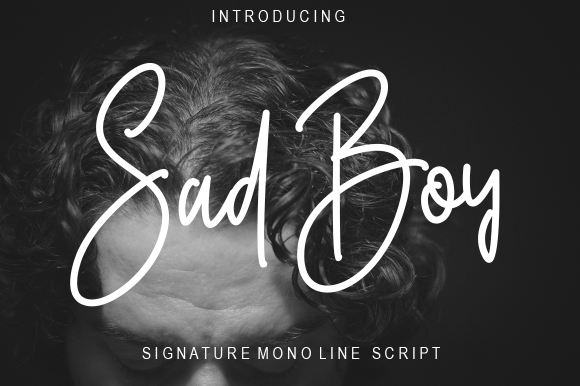 Sad Boy Font: A Timeless Script Handwritten Choice