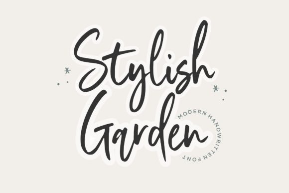 Stylist Garden: A Script Handwritten Font for Creative Crafters