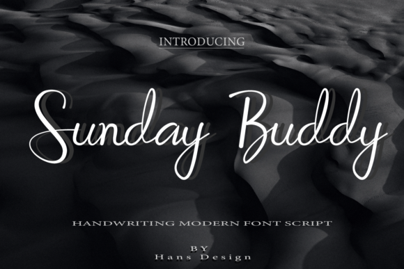 Sunday Buddy: A Script Font That Elevates Your Brand
