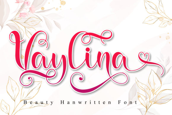 Vaylina: A Romantic Script Font for Handmade Creators