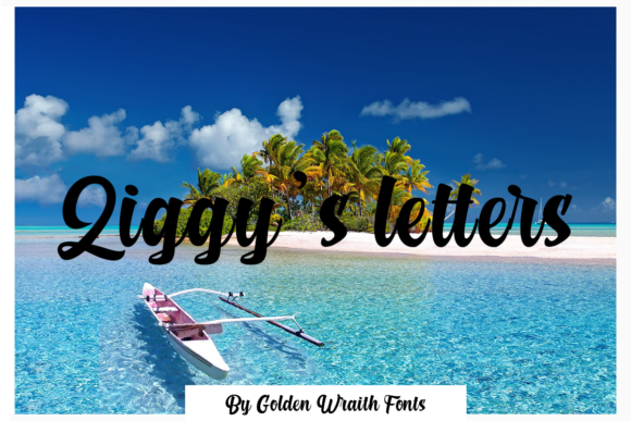 Ziggy s Letters: A Script Handwritten Font for Editorial Design and Branding